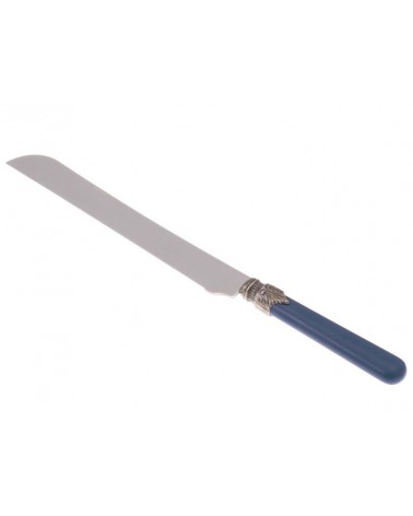 Bomboniera Coltello Torta / Pane - Classic - Rivadossi Sandro - colore blu pavone
