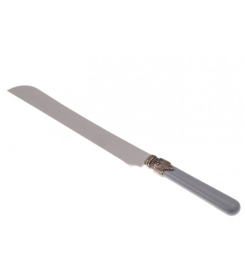 Bomboniera Coltello Torta / Pane - Classic - Rivadossi Sandro - colore grigio