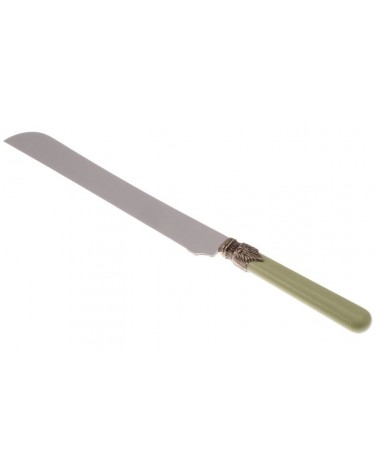 Bomboniera Coltello Torta / Pane - Classic - Rivadossi Sandro - colore verde salvia