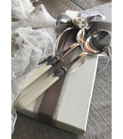 Favor 2-teiliges Salatbesteck-Set - Classic - Shabby Chic - Rivadossi Sandro - 