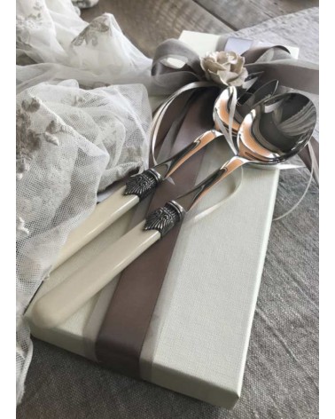 Bombonniere Set de couverts à salade 2 pcs - Classic - Shabby Chic - Rivadossi Sandro - 