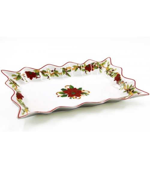 Rectangular Ceramic Centerpiece "Stella di Natale" - Royal Family -  - 