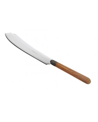 Cortina Cake Knife - Stainless Steel Imitation Wood Handle - Rivadossi Sandro -  - 