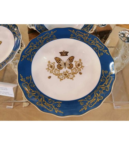 "Queen Elisabeth" Porcelain Dinner Set 18 Pieces - Royal Family -  - 