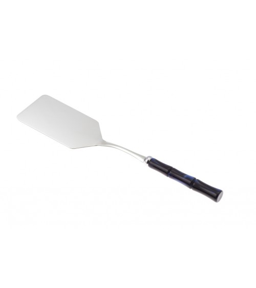 Lasagna Shovel - Bamboo - Mother of Pearl Handle - Rivadossi Sandro - black
