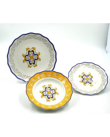"Lipari" Porcelain Dinner Set 18 Pieces - Royal Family -  - 