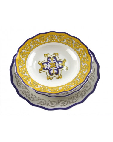 "Lipari" Porcelain Dinner Set 18 Pieces - Royal Family -  - 