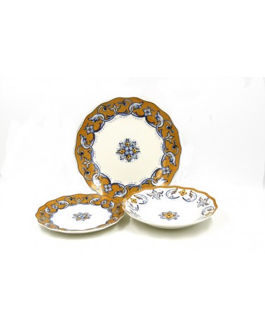 Service de table en porcelaine "Amalfi" 18 pièces - Royal Family - 