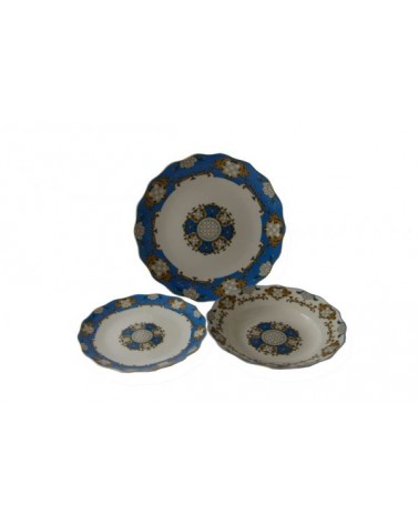 18 Piece "Fiesole" Porcelain Dinnerware Set - Royal Family -  - 