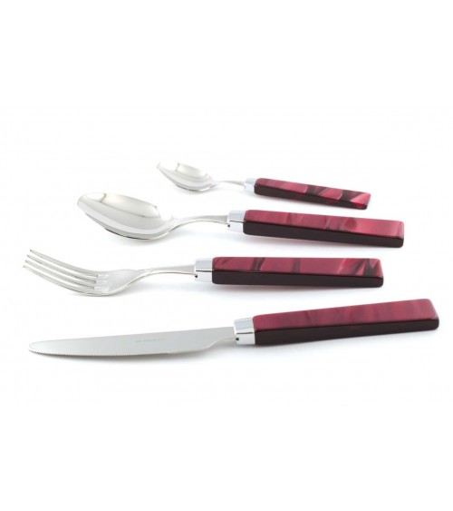 Couverts Moderne Glam Nacre - Set 24pcs Rivadossi Sandro - 