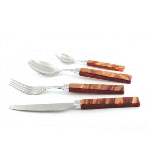 Modern Glam Perlmutt Besteck - Set 24tlg Rivadossi Sandro - 