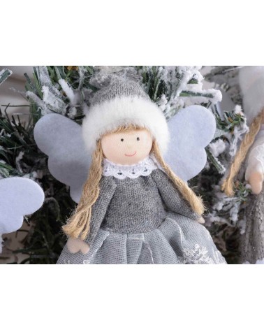 8 Angels in Fabric and Lace - Christmas Decorations -  - 