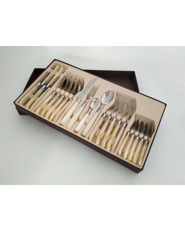 Vittoria Argento - 24 Piece Italian Colored Cutlery Set -  - 