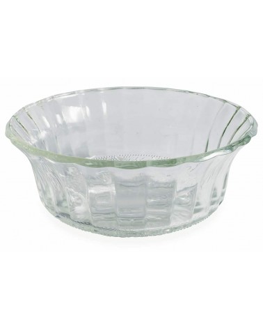Saladier en verre bord festonné 22,50 cm - 