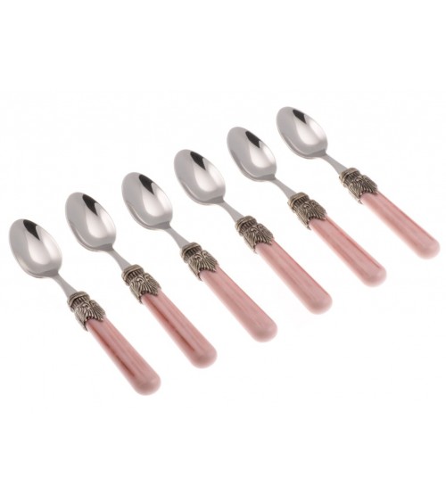 Posate Colorate Vintage - Set 6 Pz Cucchiaino Moka - Rivadossi Sandro - 