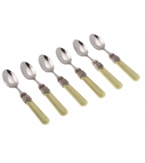 Posate Colorate Vintage - Set 6 Pz Cucchiaino Moka - Rivadossi Sandro - 