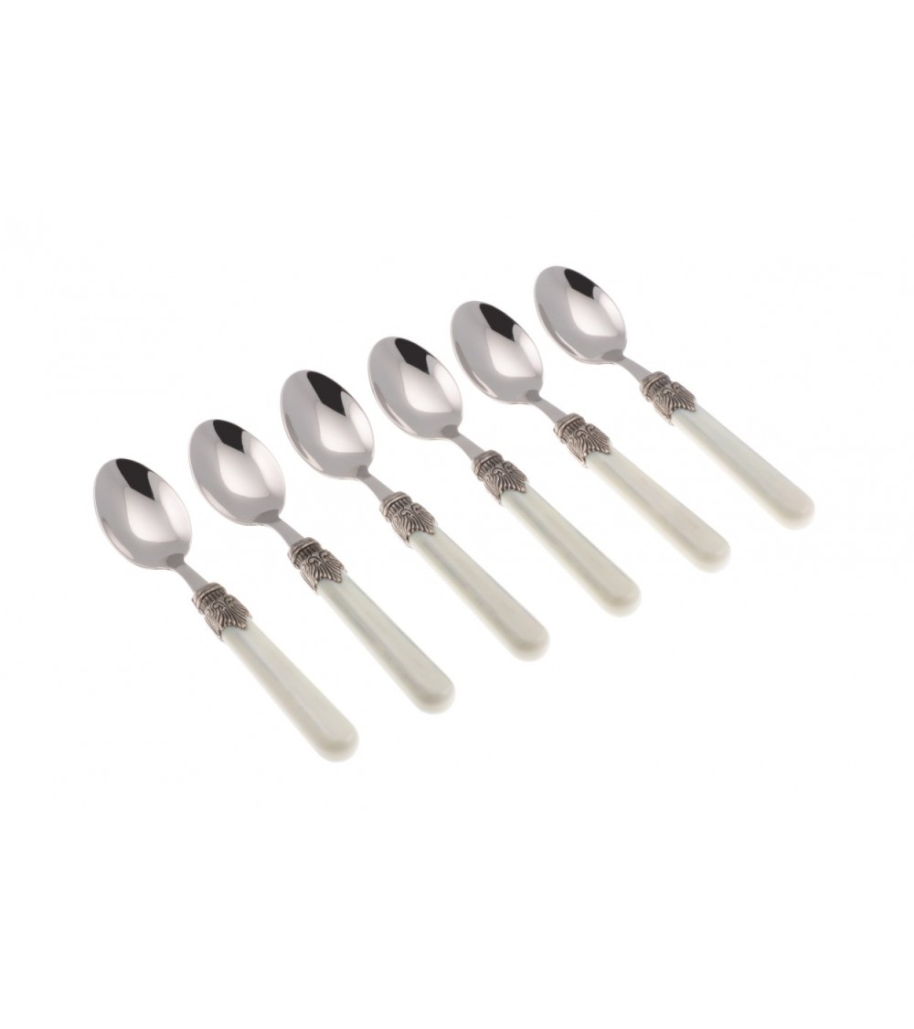 Vintage Farbiges Besteck-Set 6tlg. Kaffeelöffel - Rivadossi Sandro - 