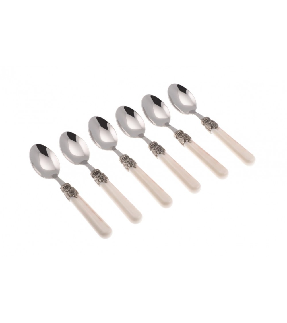 Vintage Farbiges Besteck-Set 6tlg. Kaffeelöffel - Rivadossi Sandro - 