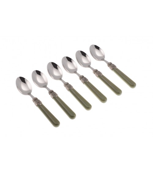 Posate Colorate Vintage Set 6pz Cucchiaini Caffe' - Rivadossi Sandro - 