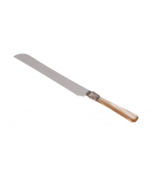 Kuchen- / Brotmesser - Penelope -farbiges Besteck mit Perlengriff - 