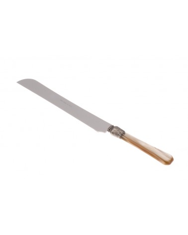 Kuchen- / Brotmesser - Penelope -farbiges Besteck mit Perlengriff - 