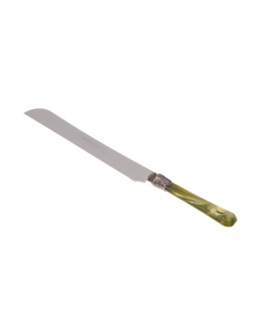 Kuchen- / Brotmesser - Penelope -farbiges Besteck mit Perlengriff - 