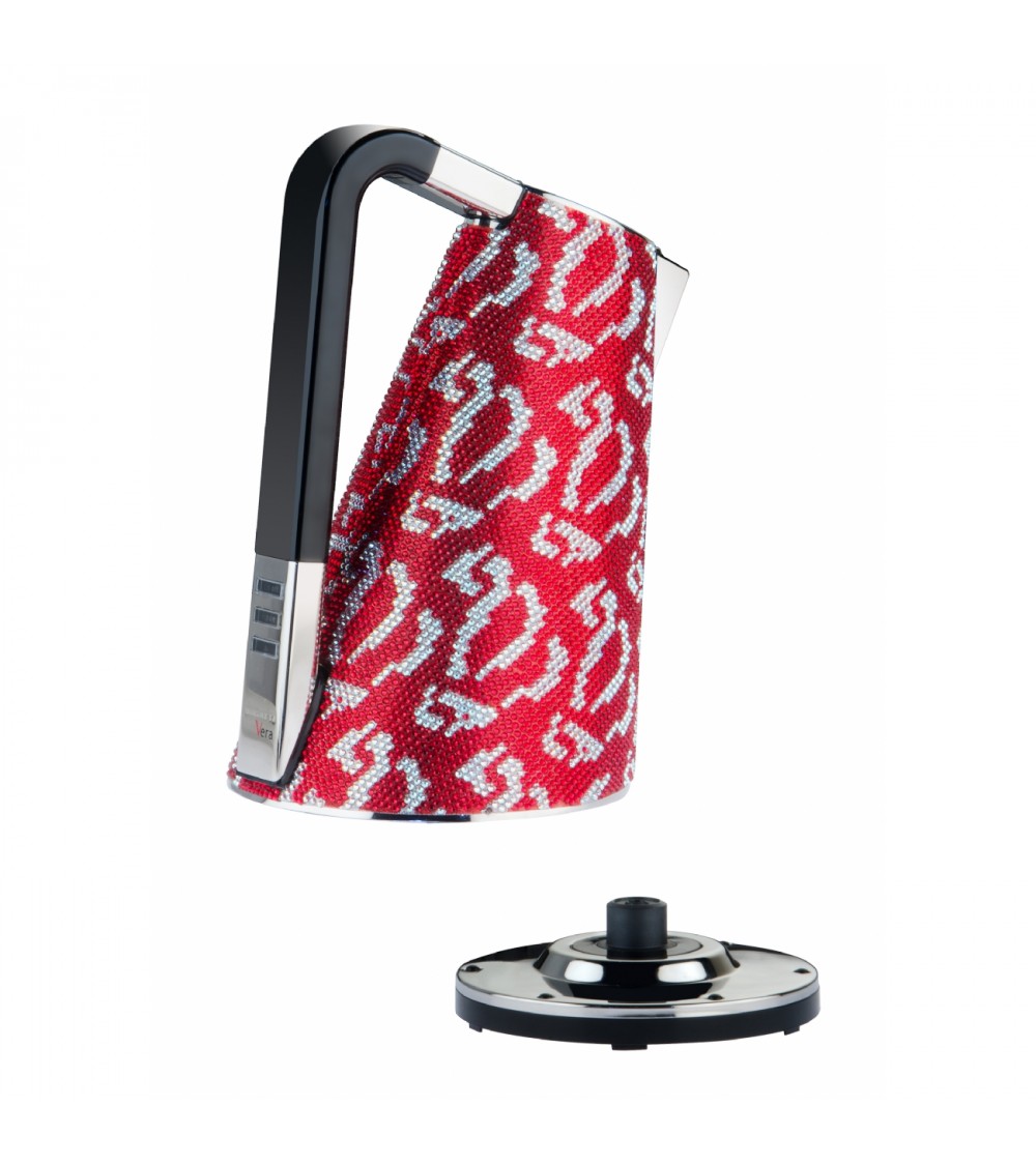 Electronic Kettle Cristalli Rosso Siam - Casa Bugatti -  - 