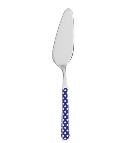 8 Piece Dessert Cutlery Set - Blue Polka Dots -