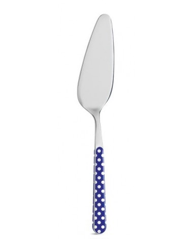 8 Piece Dessert Cutlery Set - Blue Polka Dots -
