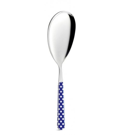Ensemble de couverts de service 4 pièces - Pois bleus -
