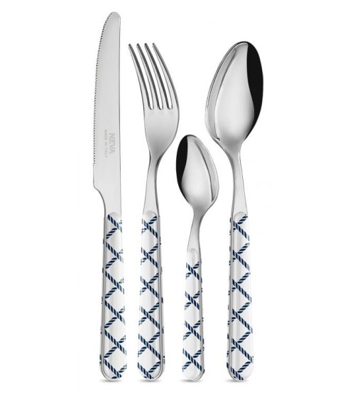 Set of 24 Shabby Chic Sea Cutlery - Cima Decoration -