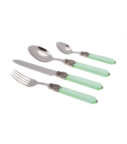 Rivadossi Farbiges Besteck - Venedig Set 24tlg - Transparent - 