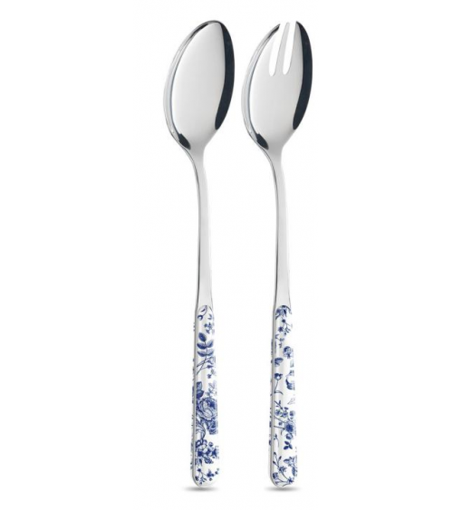 China Roses Blu - Ensemble de couverts de service 4 pièces - 