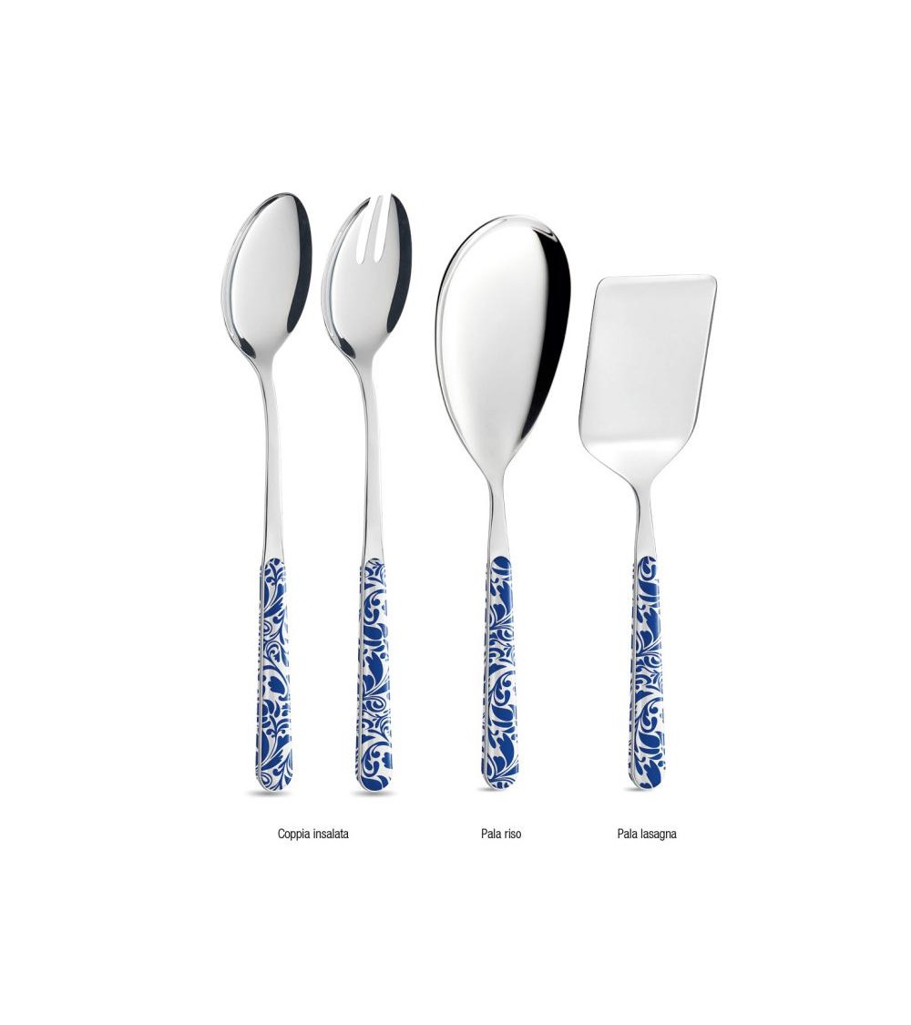 Vintage Blue - 4-Piece Serving Cutlery Set -  - 8056600481994