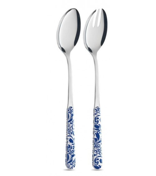 Vintage Blue - 4-teiliges Servierbesteck-Set - 