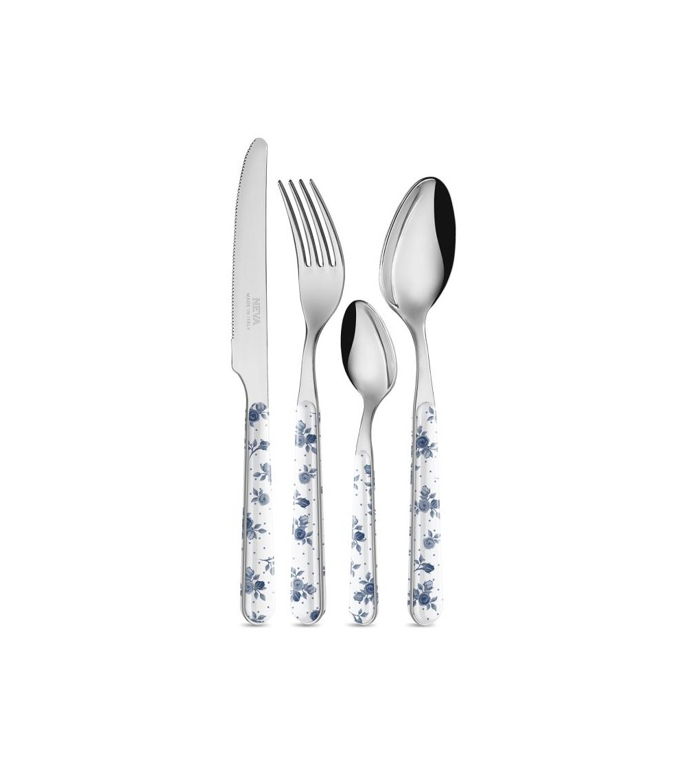 24-teiliges Besteckset Provenzalisch - Roses Blu - 