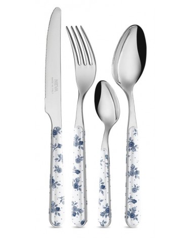 24-teiliges Besteckset Provenzalisch - Roses Blu - 