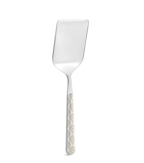 Damassé Bleu Clair - Coffret de 4 Couverts de Service - 