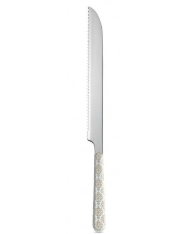 8 Piece Dessert Cutlery Set - Light Blue Damask -  - 