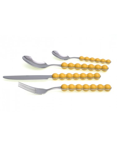Set di Posate Colorate Moderne Odeon 24 Pz - Rivadossi Sandro - giallo