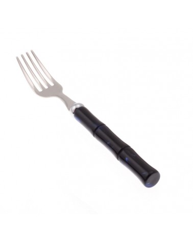 Bamboo Mother of Pearl Handle - Set of 6 Fruit Forks - Rivadossi Sandro - blue