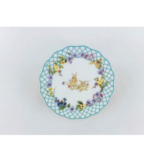 Ceramic upstand with Pasquale decoration "Spring Easter" - Royal Family