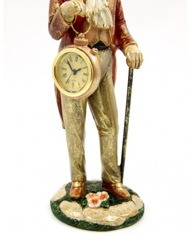 Lapin de Pâques décoratif avec bâton et montre -