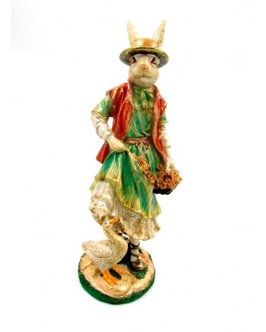 Lapin de Pâques avec jupe et chapeau  - Royal Family - 