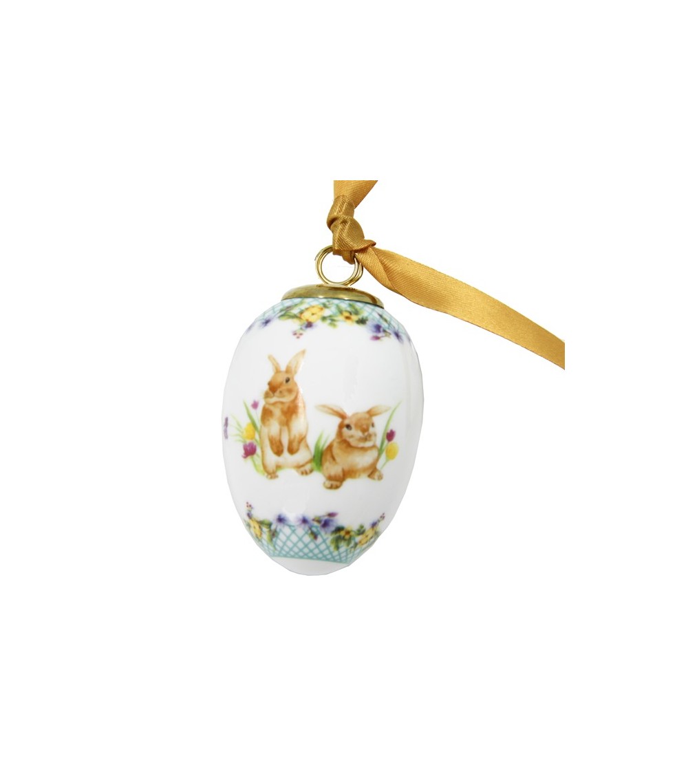 Set 6 Uova Assortite in Ceramica "Spring Easter" - Royal Family - 