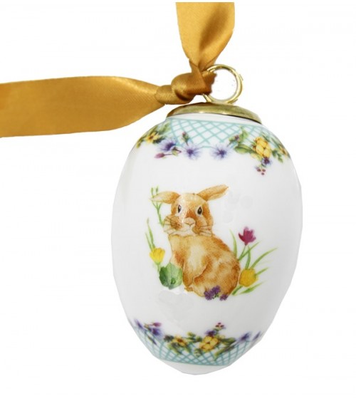 Set von 6 verschiedenen Eiern in "Saster Ostern" Keramikeiern - königliche Familie -