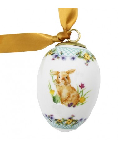 Set 6 Uova Assortite in Ceramica "Spring Easter" - Royal Family - 