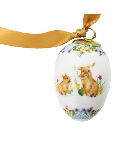 Set von 6 verschiedenen Eiern in "Saster Ostern" Keramikeiern - königliche Familie -