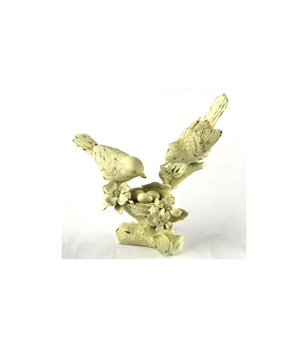 Uccellini con Nido Avorio Shabby Chic "Easter Edition" - Royal Family - 