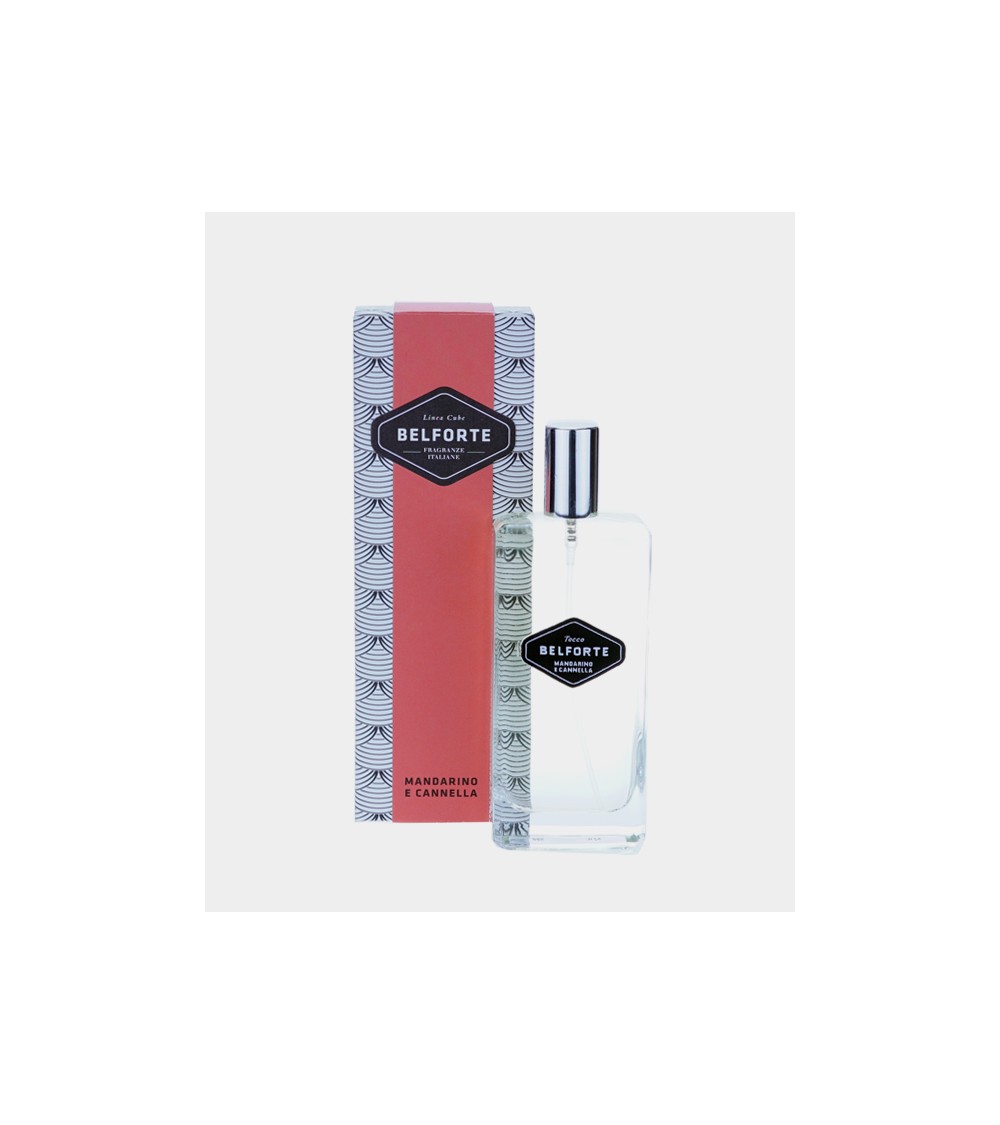 Profumatore Ambiente Spray Mandarino e Cannella - 100 ml - Belforte Fragranze Italiane - 